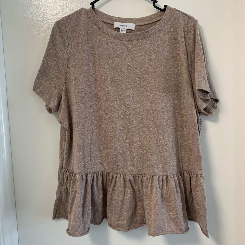 Forever21 Peplum Top